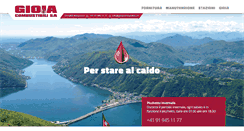 Desktop Screenshot of gioiacombustibili.ch